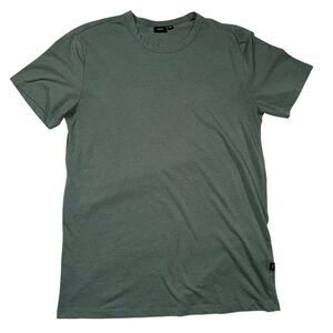 Onia Olive Green &‎ Navy Blue Cotton T-Shirts Summer Beach Casual Tees, M